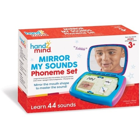 Learning Resources Phoneme Set, w/Mirror/Flash Cards, Multi LRN94475